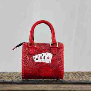 Bolso de Viaje de Piel Genuina de Vaca, Diseño de Lujo, Hecho a Mano, Mini Bolso de Mano Portátil, Última Moda, Venta al Por Mayor - Product Image 1