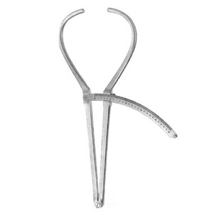 Calibre manuel en acier BERTILLON mm pouces 320 mm Gamme de mesure personnalisable 139 mm Haute qualité Utilisation hospitalière Certifié CE - Product Image 1
