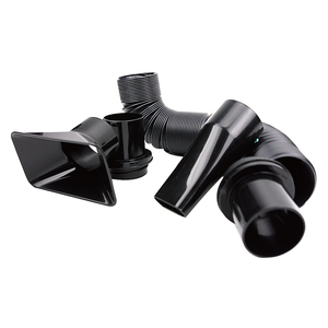 Nuevo Kit de Manguera Flexible Corrugada de Plástico ABS Negro de 2-1/2 Pulgadas - Product Image 2