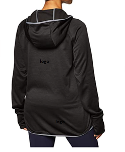 Femmes de Performance Fleece Full Zip Hoodie 100% Polyester Importés fermeture À Glissière Laver À La Machine Sourcing De Bangladesh - Product Image 3