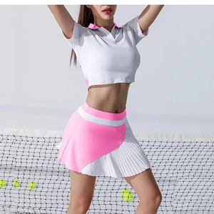 Wholesale Women Tennis Ball <b>Dress</b> Badminton Wear One Piece With Short Pocket Leisure Pickleball Skirt Tennis Woman - Product Image 5