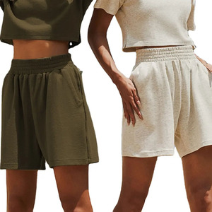 Haute qualité personnalisé imprimé Logo femmes revers à manches longues veste Shorts deux pièces ensemble décontracté lâche mode femmes sweat ensemble - Product Image 6