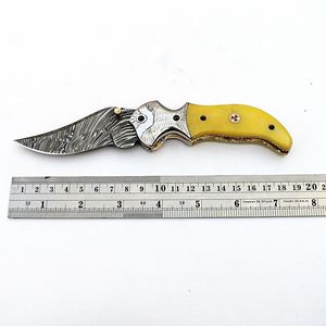 ZR Knife ZR#287 Handmade Custom Damascus Steel Hunting Pocket Knife Folding Tactical Utility <b>Sword</b> <b>Wooden</b> Handle OEM Supported - Product Image 5