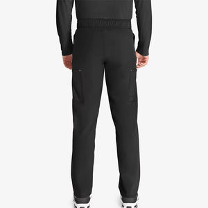 Pantalon de travail médical unisexe confortable et flexible en tissu tissé, nouveau style pour hommes, tenue de médecin. - Product Image 5