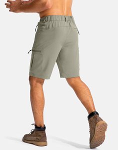 Short cargo Ripstop pour homme avec 6 poches Short extensible en nylon spandex pour la pêche en plein air Short de golf pour homme Expédition DDP - Product Image 3