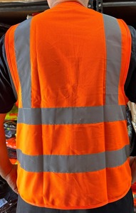 เสื้อแจ็กเก็ตแขน S-5XL สะท้อนแสง5จุดเสื้อกั๊กนิรภัย Hi VIS - Product Image 6