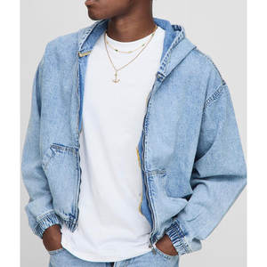 Chaqueta vaquera con capucha de invierno para hombre Abrigo vaquero cálido Fabricante a precios mayoristas - Product Image 1