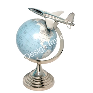 Soporte de avión de globo de oficina excepcional Base de estilo nórdico Modelos de avión de alta calidad Globo Escritorio de oficina portátil/Objeto de mesa - Product Image 1