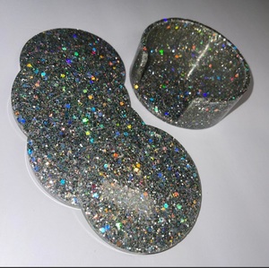 Posavasos Redondo de Resina de Lujo Personalizable de Alta Calidad, 10 mm, Multicolor, Decoración para el Hogar, por Unique Craft India Quality Mats & Pads - Product Image 4