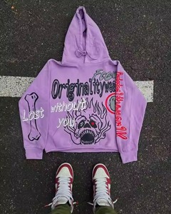 OEM & ODM เสื้อมีฮู้ดสำหรับทุกเพศของผู้ชายชุดแฟชั่นลายหน้าจอดิจิตอลระบายอากาศได้ดีสำหรับฤดูหนาวสั่งผลิตได้ตามต้องการ - Product Image 4