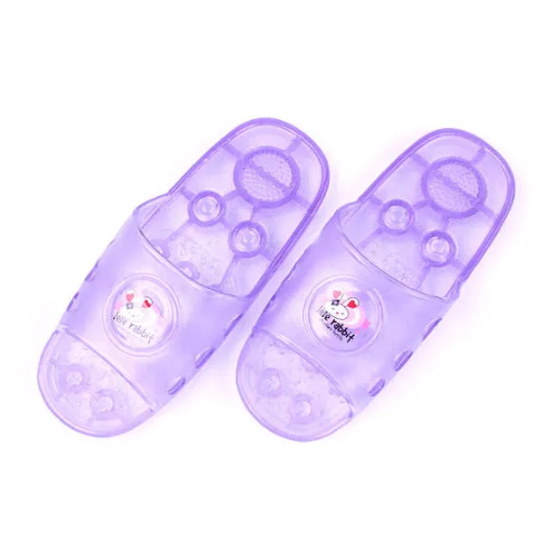 Purple wholesale non-slip bathroom slippers