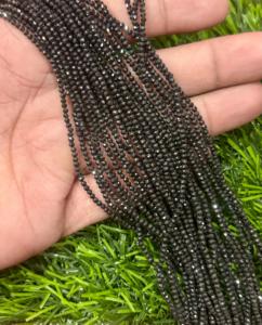 ลูกปัดหินสีดำทรงกลมขนาด2มม. พร้อมส่ง - Product Image 6