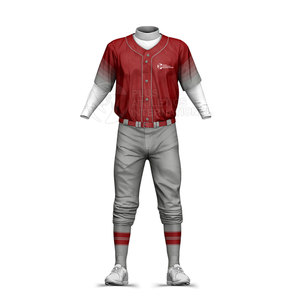 Custom Team Baseball Uniform With Breathable Jersey And Reinforced Double <b>Knit</b> Pants Game Ready Baseball Uniform - Product Image 3