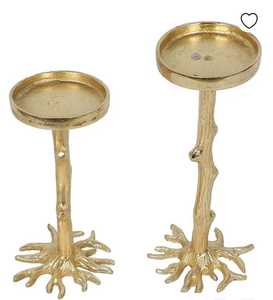 Portavelas Decoración de la biblioteca del hogar Portavelas de aluminio para mesa de jardín para el hogar de la boda, Portavelas - Product Image 2