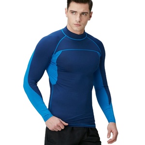 Vêtements de sport Rash Guard personnalisé en gros vêtements séchage rapide respirant sport vêtements de sport hommes à manches longues Rash Guard pour hommes - Product Image 2