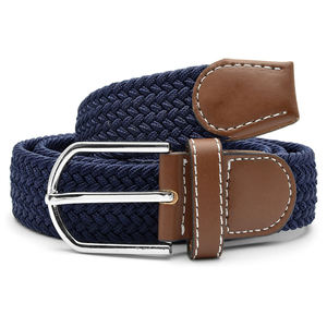 Cinturón de piel de vaca genuino de capa superior informal Hebilla ancha con pretina de aleación simple para jóvenes y de mediana edad - Product Image 4