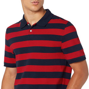 Camisetas de polo de Jersey transpirable de manga corta personalizadas para hombre de verano Camisetas de polo con estampado sólido de estilo Hip Hop de talla grande personalizadas - Product Image 3