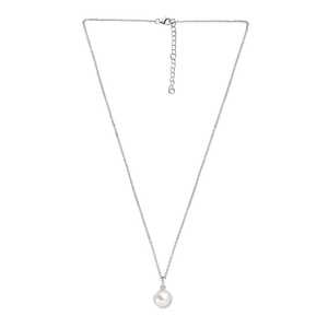 Collier de fleurs en perles d'eau douce en argent pur Ornate Jewels, design élégant et attrayant SP01614A - Product Image 1