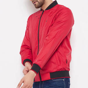 2025 vêtements de plein air dernier prix hommes Bomber veste pas cher conception longue hommes Bomber veste avec logo imprimé - Product Image 2