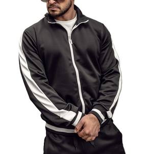 Chándal transpirable de alta calidad para hombre, chándal de 2 piezas para hombre, chándal cómodo informal con logotipo personalizado para hombre, chándal con cremallera - Product Image 5