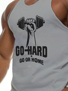 Débardeur de Fitness pour hommes de haute qualité gilet de Sport mince avec capuche tricot de coton respirant impression de Style musculaire personnalisée - Product Image 2