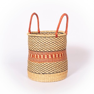 Panier de décoration en jonc de mer africain prix le plus bas paniers en herbe de mer bolga organisateur de rangement en paille fabriqué à la main - Product Image 5