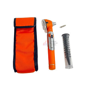 Mini otoscopio de fibra óptica, juego de 13 piezas, herramientas de diagnóstico ENT portátiles naranjas, certificación CE | OEM y etiqueta privada disponibles - Product Image 6