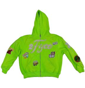 เสื้อฮู้ดดี้ผู้ชายแบบสั้น คุณภาพสูง 100% ผลิตตามแบบ OEM ปรับแต่งได้ น้ำหนักผ้า 280-300 กรัม (ผ้าผสมฝ้าย-โพลีเอสเตอร์) ลายพิมพ์ดิจิทัล - Product Image 2