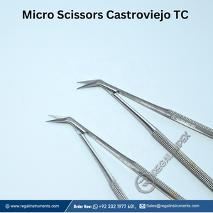 Microtijeras dentales de alta calidad con insertos de carburo de tungsteno de 45 grados Acero inoxidable aprobado por la CE con bienvenida de logotipo - Product Image 3
