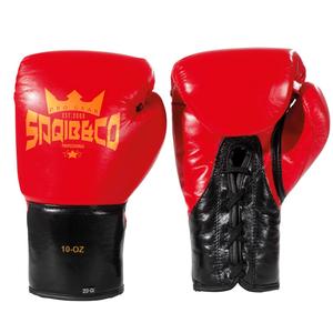 Guantes de boxeo duraderos de calidad superior, ligeros, transpirables y cómodos en blanco y negro para el entrenamiento de los entusiastas del fitness - Product Image 1