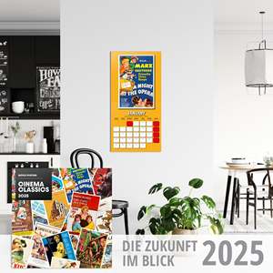 2025 Cinema Classics Calendar Movie <b>Posters</b> on Paper Durable and Aesthetically Pleasing - Product Image 3