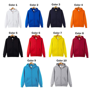 Sweat à capuche zippé lourd pour hommes 100% coton vente en gros fabricant de sweat à capuche zippé unisexe lourd 500gsm polaire - Product Image 3