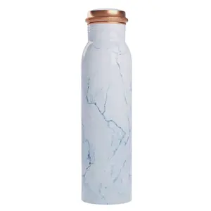 2023 Trending Copper Water Bottles with Enamel Protective Coating and 100% Pure Copper for Ayurveda Health Benefits