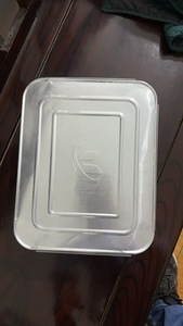 Fabricant vietnamien de récipients de cuisson en feuille d'aluminium Récipient en feuille d'aluminium demi-taille argenté avec couvercles - Product Image 3