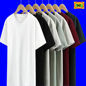 T-shirt Homme Tendance Couleur Unie Respirant 100% Coton Personnalisable Mode Vente en Gros Exportation Bangladesh - Product Image 2