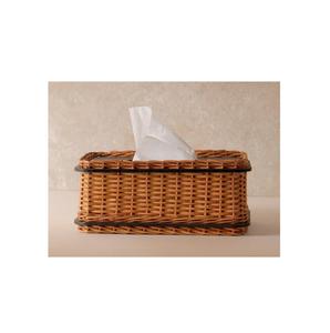 Elegant Rattan Tissue Box Holder Featuring <b>Tight</b> Weave Construction Perfect For Adding Warmth And Texture To Any Room Interior - Product Image 6