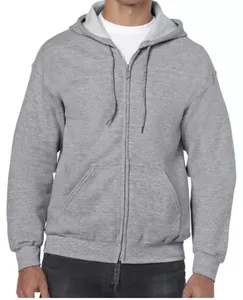 Sudadera con capucha Colorblock cepillada personalizada Diseña tu propio forro polar con cremallera de moda 300 GSM para gimnasio informal y ropa deportiva - Product Image 5