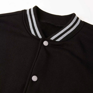 Chaqueta Universitaria, Chaqueta Letterman, Chaqueta de Béisbol, Cuerpo de Lana, Mangas de Cuero Vacuno Genuino - Product Image 3