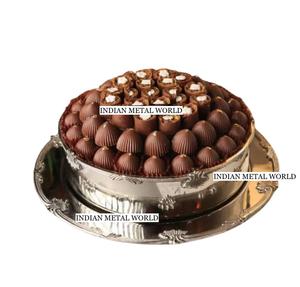 Handcraft Handmade Gold Metal Chocolate Bowl <b>Sweet</b> Dessert Holder For Wedding Parties <b>Gift</b> On-Sale - Product Image 3