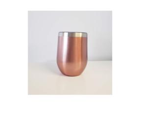 Nouvel arrivage de gobelet en acier inoxydable écologique verre enduit de cuivre métal eau et bière décorative avec fonctionnalité - Product Image 1