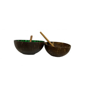 Custom logo Brown Coconut Shell Bowl with Coconut Spoon fork <b>utensils</b> for Gift Kitchenware Dinnerware Home Restaurant Decoration - Product Image 5