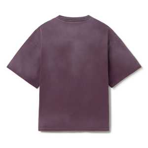 เสื้อยืดคอตตอน 100% ทรงโอเวอร์ไซส์ แขนสั้น ไหล่ตก สไตล์วินเทจ ผ้าถักเนื้อหนา ล้างสีแบบแอซิดวอช สำหรับผู้ชาย - Product Image 5