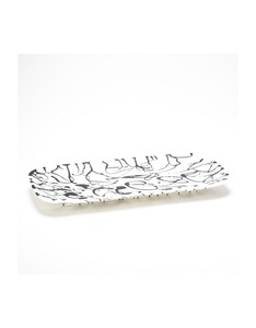 Plateau islamique multifonction en résine crème personnalisée avec des paillettes dorées |   Plat décoratif fait main pour le Ramadan, l'Aïd, cadeau - Product Image 4