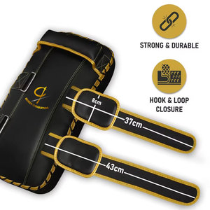 Bouclier de boxe du meilleur fournisseur Taekwondo Muay Thai Kickboxing Kicking Pads avec tissu personnalisable - Product Image 4