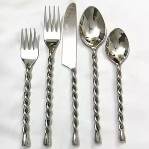 Juego de Cubiertos de Acero Inoxidable Ecológico, Tenedor, Cuchara, Cuchillo, Cubiertos para el Hogar, Cocina, Restaurante - Product Image 2