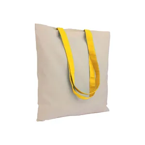 Borse Tote Personalizzate in Cotone Naturale con Manici Colorati - Gadget Promozionali Personalizzabili - Product Image 6