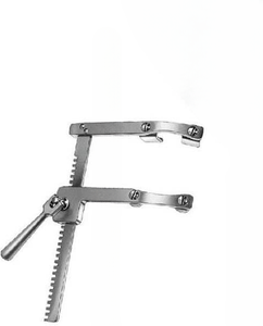 Rétracteur sternale Morse Favaloro, 4 lames mobiles, 17 x 22 mm, écartement de 160 mm, acier inoxydable de qualité supérieure, instruments chirurgicaux - Product Image 4