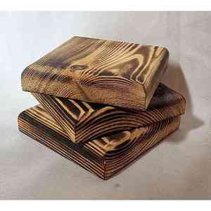 Customised Design New Walnut Wood <b>Coaster</b> High Quality Indian Exporter Product <b>for</b> Mats & Pads - Product Image 2