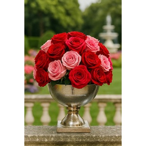 Best Selling Brass Gold Flower Bowl Pedestal Base Luxury Home & Wedding Decorative Tabletop Fruit & Flower Bowls - Product Image 5