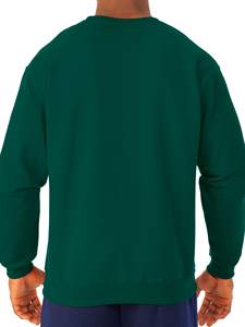 Sudadera de mezcla de lana básica transpirable suave de ajuste holgado para hombre Sudadera de algodón 100% para hombre Fabricante de peso pesado en blanco - Product Image 3